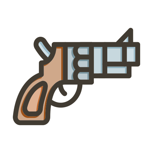 Revolver Generic color lineal-color icon