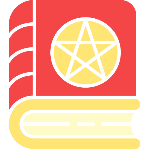 Spell book Generic color fill icon