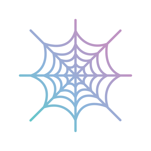 蜘蛛の巣 Generic gradient outline icon