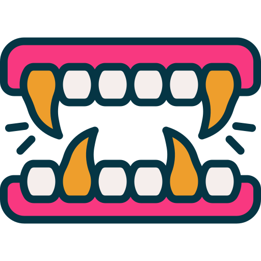 Fangs Generic color outline icon