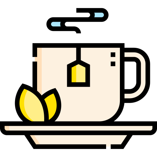 お茶 Detailed Straight Lineal color icon