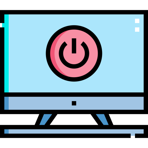 Tv Detailed Straight Lineal color icon