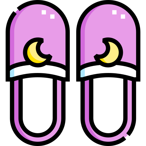 Slippers Detailed Straight Lineal color icon