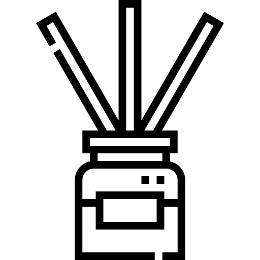 Reed difusser Detailed Straight Lineal icon