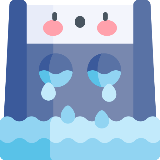 Water dam Kawaii Flat icon