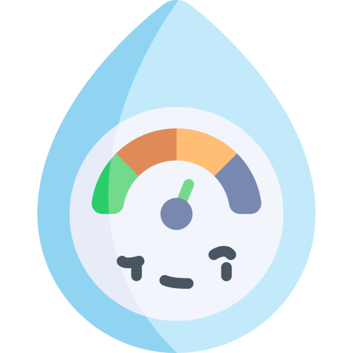 水の消費量 Kawaii Flat icon
