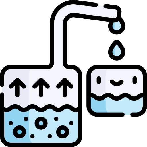 Desalination Kawaii Lineal color icon