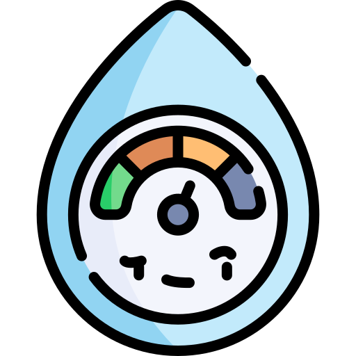 consumo d'acqua Kawaii Lineal color icona