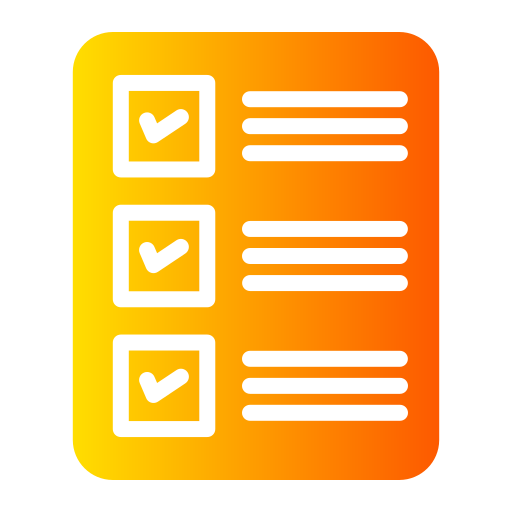 checkliste Generic gradient fill icon