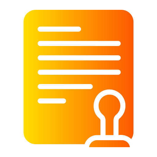 Document Generic gradient fill icon