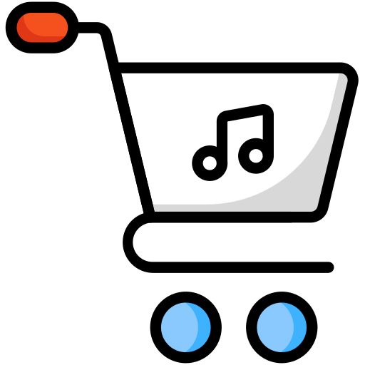 音楽 Generic color lineal-color icon