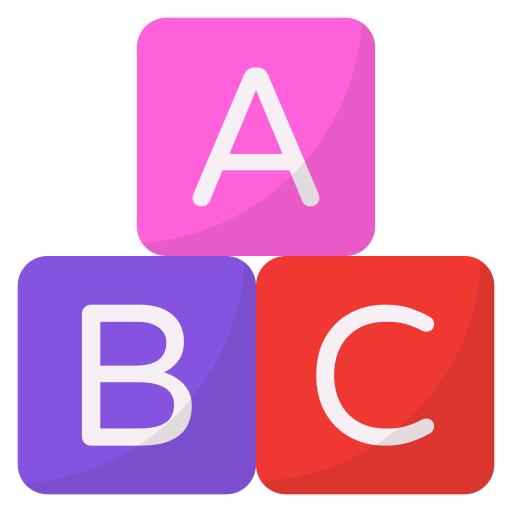 alfabet Generic color fill ikona
