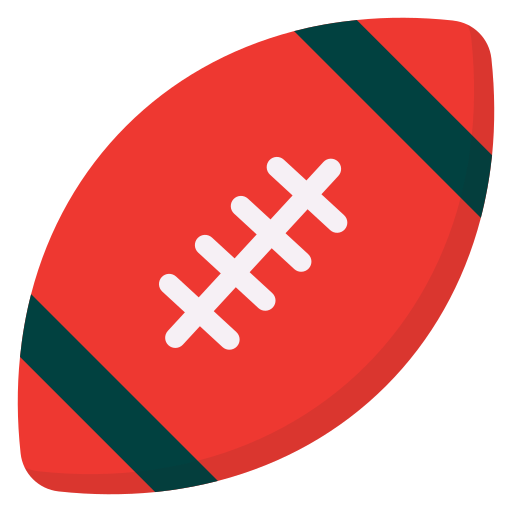 Rugby ball Generic color fill icon