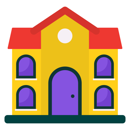 school Generic color fill icoon
