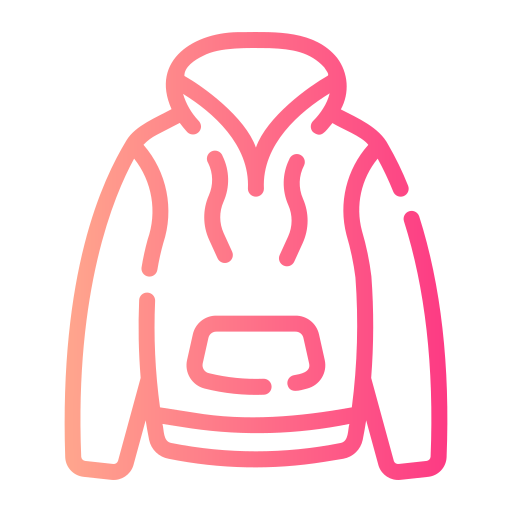 sweatshirt à capuche Generic gradient outline Icône