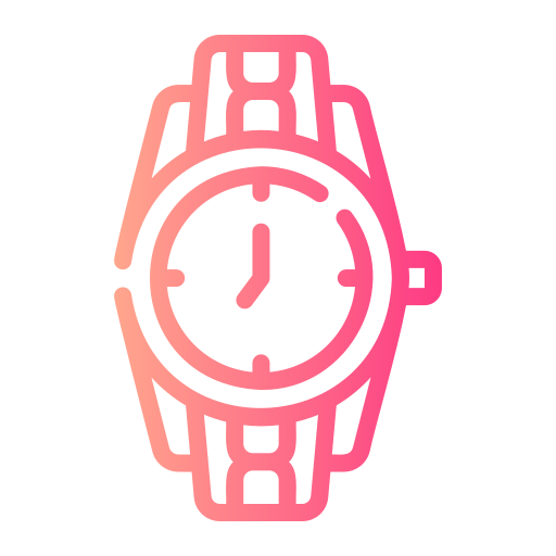 orologio da polso Generic gradient outline icona