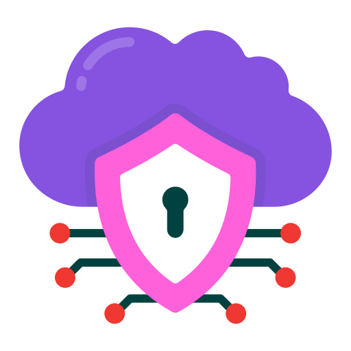 Cloud protection Generic color fill icon