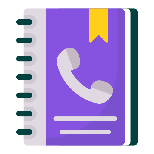 Phone directory Generic color fill icon