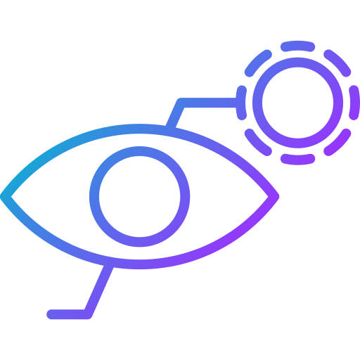 lentes de contacto biónicas Generic gradient outline icono