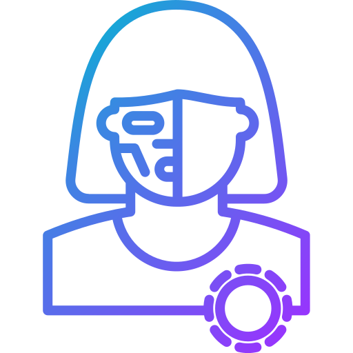 Robot Generic gradient outline icon