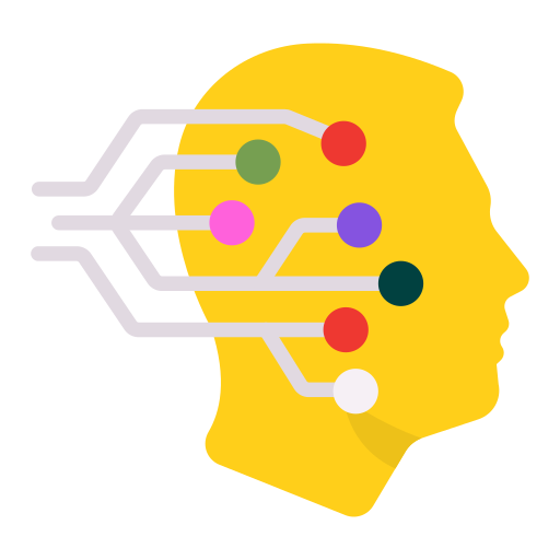 Machine learning Generic color fill icon