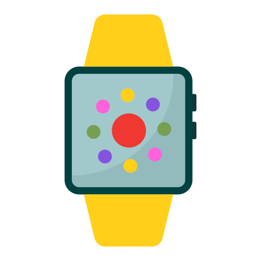 inteligentny zegarek Generic color fill ikona