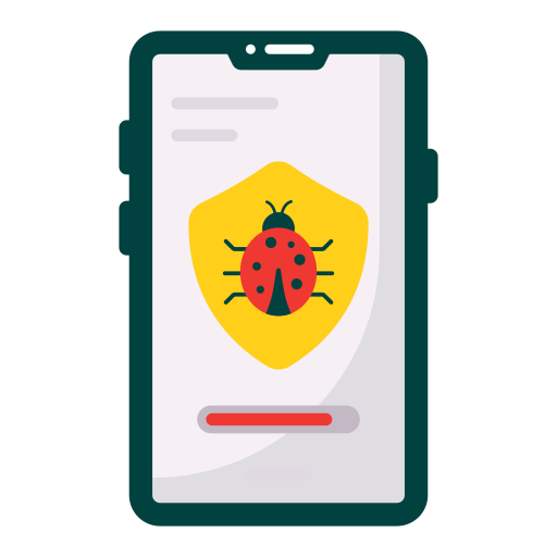 Mobile antivirus Generic color fill icon