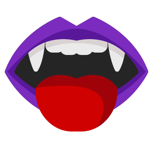 zęby Generic color fill ikona