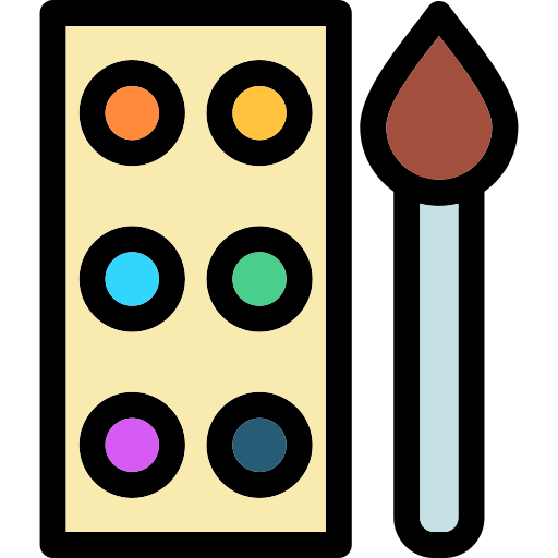 Watercolor Generic color lineal-color icon