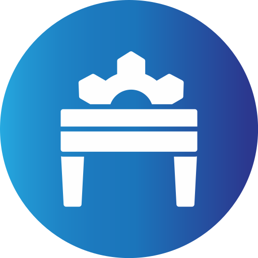 Table saw Generic gradient fill icon