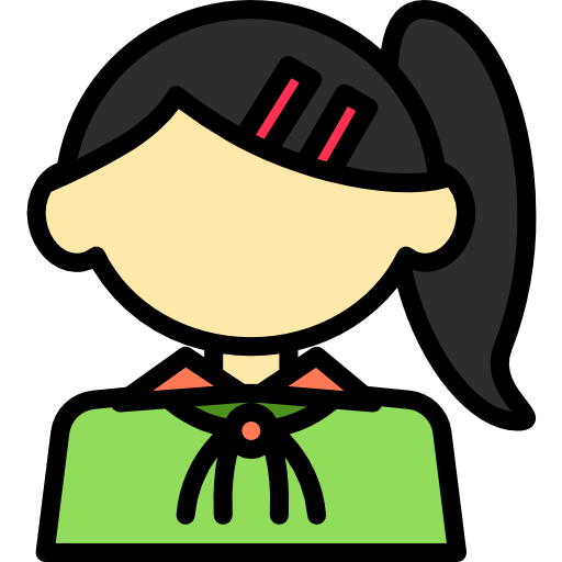 Girl Catkuro Lineal Color icon