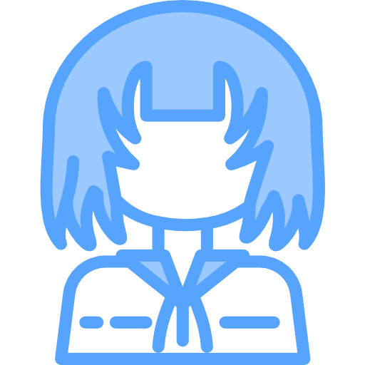 meisje Catkuro Blue icoon