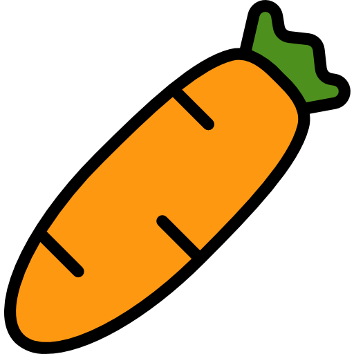 Морковь Catkuro Lineal Color иконка