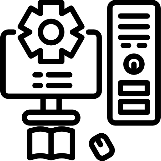 komputer Catkuro Lineal ikona