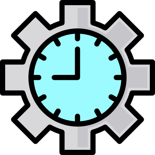 reloj Catkuro Lineal Color icono