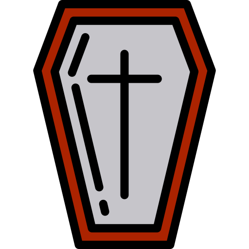 Coffin Catkuro Lineal Color icon