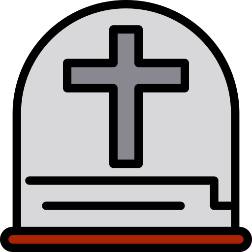 lápida sepulcral Catkuro Lineal Color icono