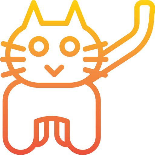 gato Catkuro Gradient icono