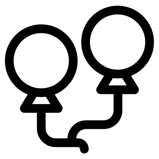 globos Basic Rounded Lineal icono