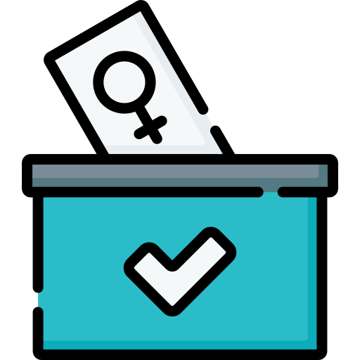 droit de vote des femmes Special Lineal color Icône