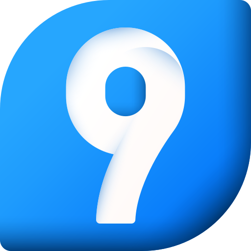 아홉 3D Color icon