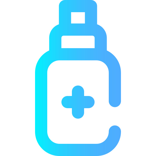 消毒剤 Super Basic Omission Gradient icon