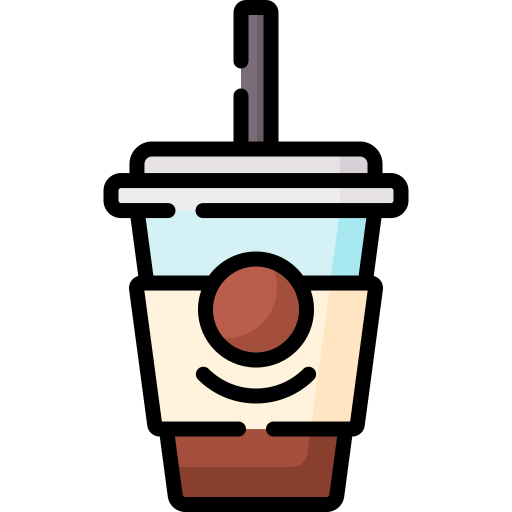 caffè ghiacciato Special Lineal color icona