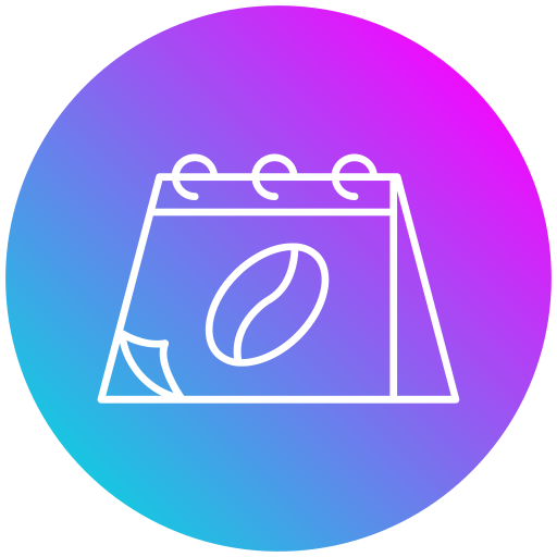 달력 Generic gradient fill icon
