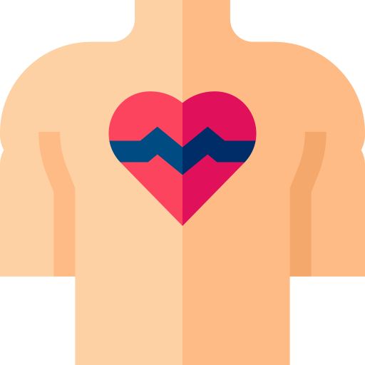Cardiology Basic Straight Flat icon