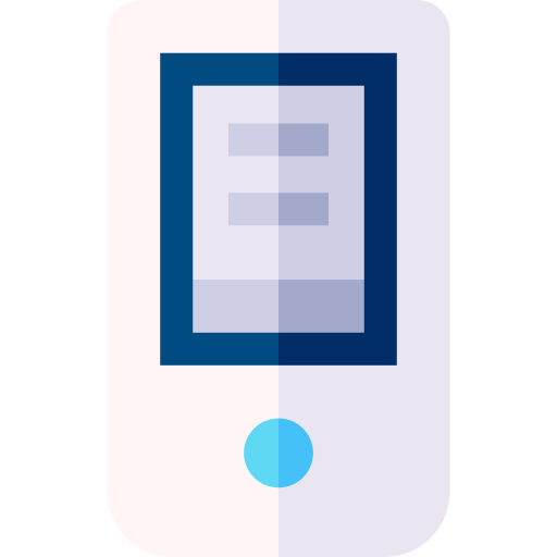 Oximeter Basic Straight Flat icon