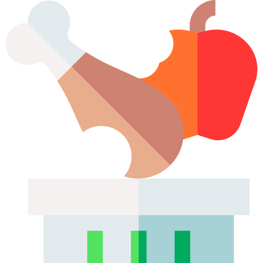 Food waste Basic Straight Flat icon