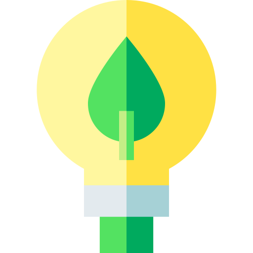energia ecologica Basic Straight Flat icona