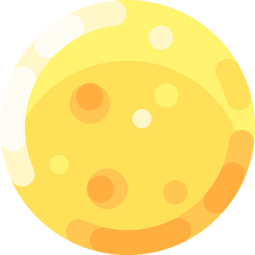 満月 Special Shine Flat icon
