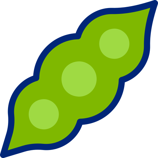 zielone fasolki Basic Accent Lineal Color ikona